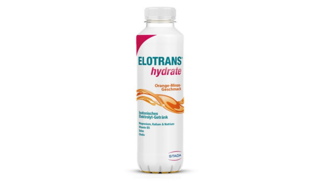 ELOTRANS Elektrolyte jetzt trinkfertig: ELOTRANS® hydrate startet als isotonischer Drink für den Alltag